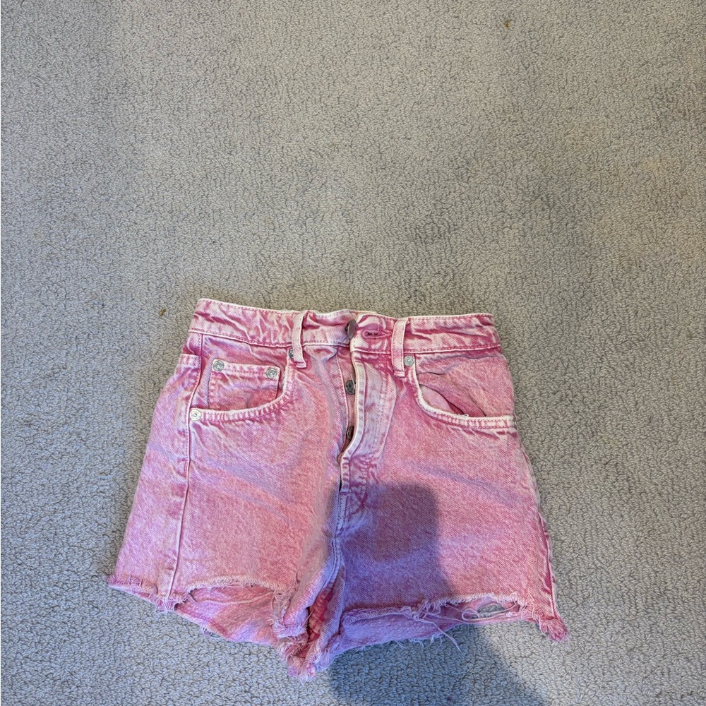 Zara Pink Jean Shorts for Women